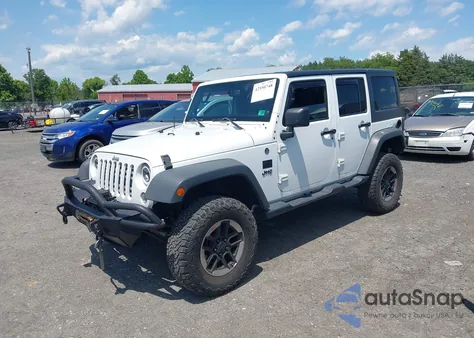 2014 Jeep Wrangler Unlimited Sport from USA, damaged, VIN 1C4BJWDG0EL108138